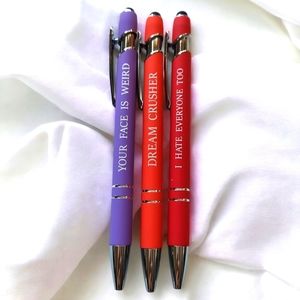 3-pcs Sarcastic Stylus Pens